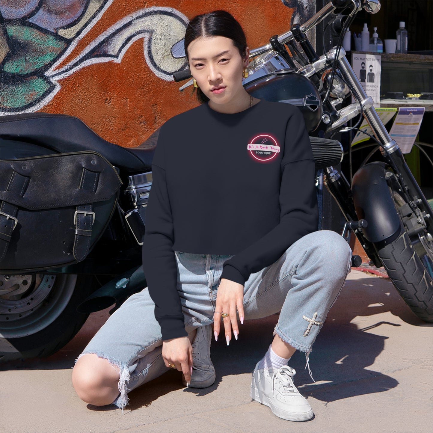 Its A Book Thang Crewneck Sweatshirt