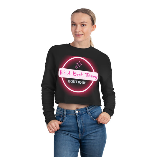 Its A Book Thang Women's Cropped Sweatshirt