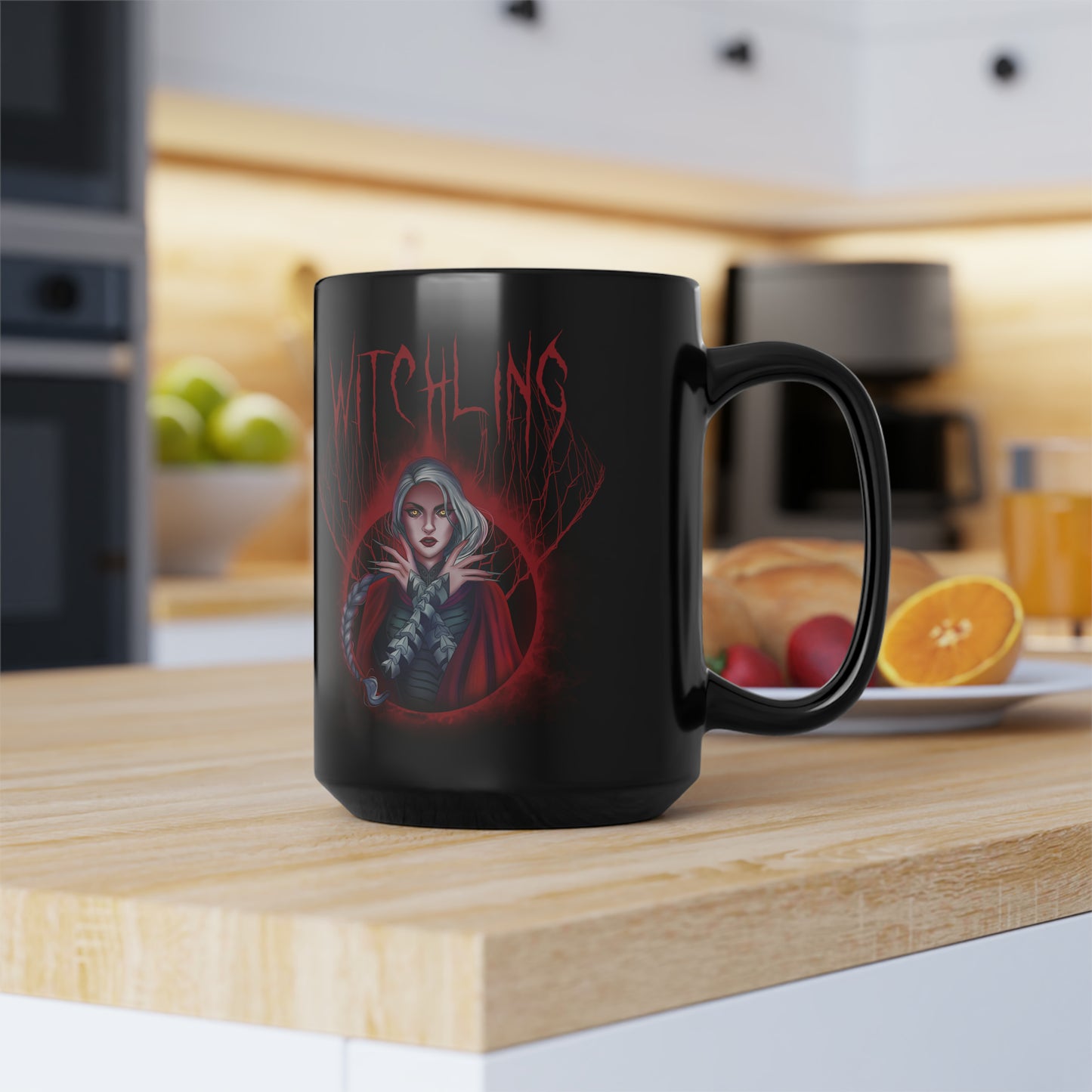 SJM Throne Of Glass Black Mug, 15oz