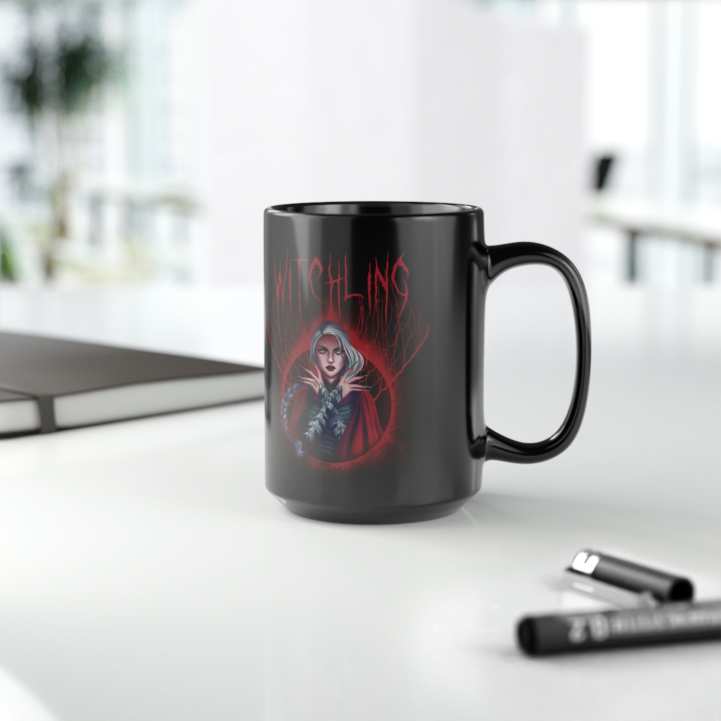 SJM Throne Of Glass Black Mug, 15oz